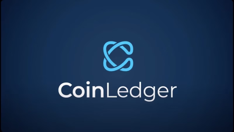 Blue Background with Coin Ledger Logo