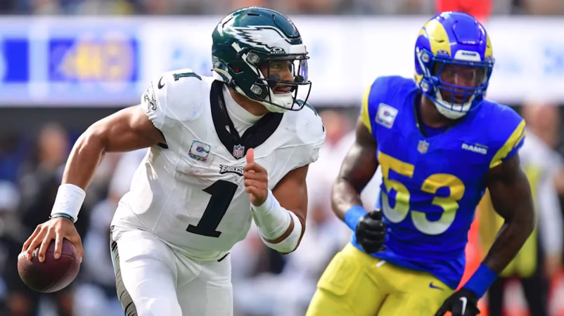 Jalen Hurts of the Philadelphia Eagles